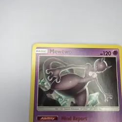Mewtwo RARE card 75/214 Sun & Moon Unbroken Bonds Non-Holo 2019 Pokemon TCG - Image 3