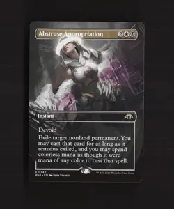 Abstruse Appropriation 0342 Modern Horizons 3 BORDERLESS Rare MTG Card - Image 2
