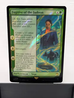 x1 Fugitive of the Judoon - Surge Foil R MTG Universes Beyond: Doctor Who M/NM - Image 1