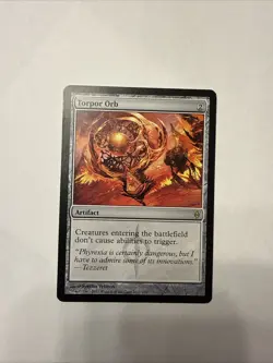 MTG 1x Torpor Orb / New Phyrexia English / Magic the Gathering - Image 1