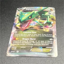 Pokemon Rayquaza EX BW47 Black Star Promo Full Art Holo 170 HP Dragon Burst - Image 1