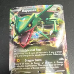 Pokemon Rayquaza EX BW47 Black Star Promo Full Art Holo 170 HP Dragon Burst - Image 4