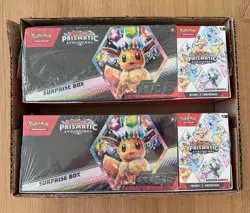 Pokemon Sam’s Club Prismatic Evolutions Booster Bundle + Suprise Box 2 pack. - Image 1