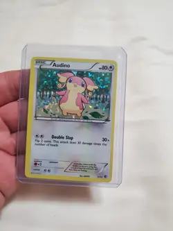 LP Super Rare 🔥 Audino 12/12 Holo 2011 Promo McDonald's Pokemon - Image 1