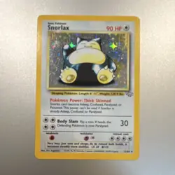 Pokemon Snorlax Jungle 11/64 90 HP Holo Rare Holo English Card - Image 1