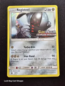 Registeel SM75 Prerelease Stamped Promo Sun & Moon Promos Pokemon TCG - Image 1