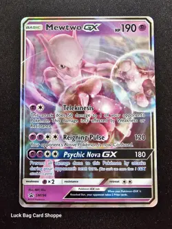 Mewtwo GX SM196 Promo Sun & Moon Promos Pokemon TCG - Image 1