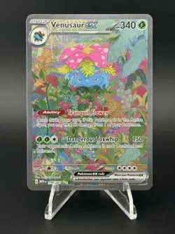 Venusaur ex 198/165 Scarlet & Violet 151 Special Illustration Rare Pokemon Mint - Image 1