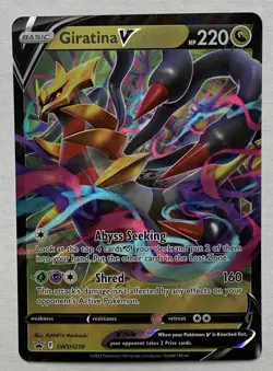 Pokemon TCG Giratina V SWSH259 Black Star Promo NM - Image 1