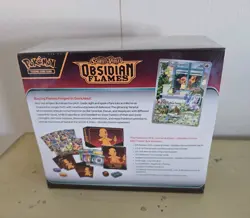 Pokemon Scarlet & Violet Obsidian Flames Elite Trainer Box ETB Sealed See Corner - Image 3