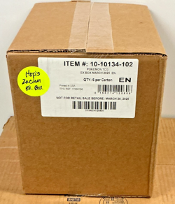 POKEMON TCG HOP'S ZACIAN EX COLLECTION BOX FACTORY SEALED 6 BOX CASE - Image 1