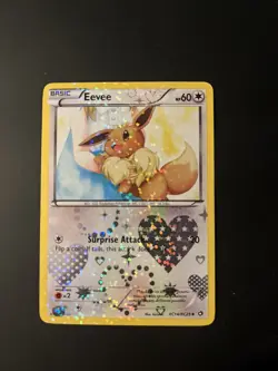 Eevee RC14/RC25 Holo Pokemon BW Legendary Treasures 2013 - Image 1