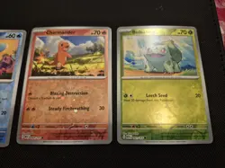 Pokemon 151 Starters Cosmos Reverse Holo Promo Lot NM English - Image 3