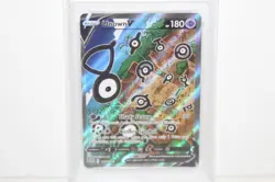 Pokemon 2022 - Silver Tempest Unown V (Alternate Full Art) #177/195 PSA Graded 9 - Image 4