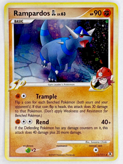 Pokemon Rampardos GL 11/111 Rising Rivals Holo Rare NM - Image 1