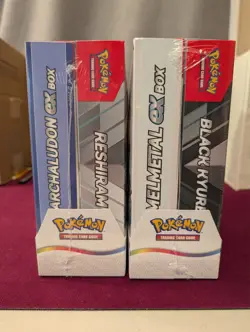 Pokemon Melmetal/Black Kyurem & Archaludon/Reshiram EX Box Bundles Sealed - Image 1
