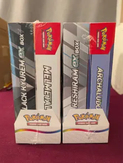 Pokemon Melmetal/Black Kyurem & Archaludon/Reshiram EX Box Bundles Sealed - Image 3