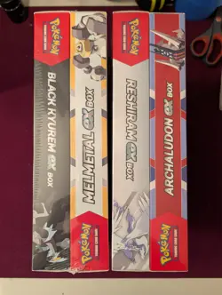 Pokemon Melmetal/Black Kyurem & Archaludon/Reshiram EX Box Bundles Sealed - Image 4