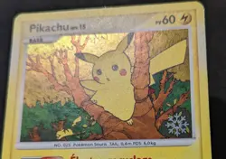 Pokemon TCG Pikachu DP16 Countdown Calendar Snowflake Stamp *French* Promo 2008 - Image 5