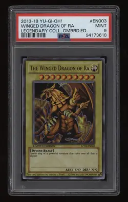 2013 YU-GI-OH! Winged Dragon Of Ra Limited PSA 9 Legendary Collection #EN003 - Image 1