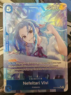 Nefeltari Vivi EB03-024 Alt Art SR EB-03 Near Mint One Piece English - Image 1