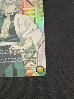 Union Arena Demon Slayer Sanemi Shinazugawa UE05BT/KMY-2-006 R* Foil Card NM - Image 4