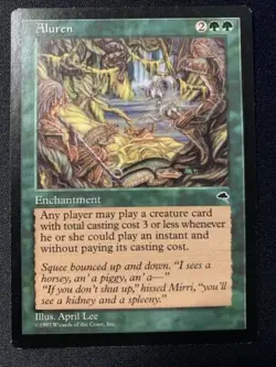 **MTG** Aluren **Tempest** Reserved List **LP** - Image 1