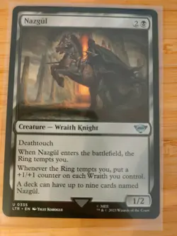 MTG Nazgul 0335 Lord of the Rings M/NM Free UK P&P - Image 1