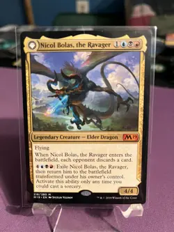 MTG - Nicol Bolas, The Ravager - M19 - NM - Unplayed Condition - Mythic Rare - Image 1