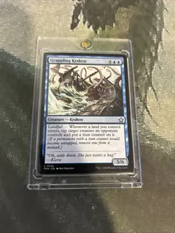 MTG Grappling Kraken - Foundations (FDN) #39 Magic the Gathering - Image 5