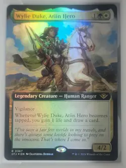 x1 Wylie Duke, Atiin Hero - Foil R MTG Outlaws of Thunder Junction M/NM, English - Image 1