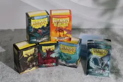 Dragon shield Sleeves Bundle With Perfect Fit Inner Sleeves 5 100 Count Boxes - Image 1