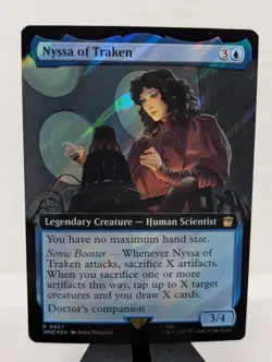 MTG Doctor Who - Nyssa of Traken - Extended Art - Surge Foil - 0957 - NM Rare - Image 1