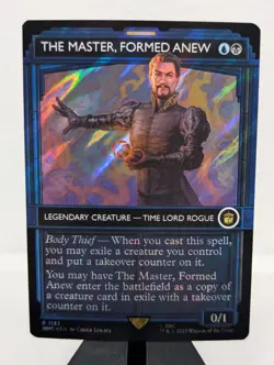 The Master, Formed Anew (Showcase) Universes Beyond: Doctor Who Foil - MTG - Image 1