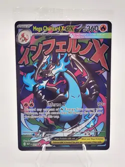Pokemon TCG Mega Charizard X EX / Oricorio EX Full Art Holo 023 Sealed Promo - Image 1