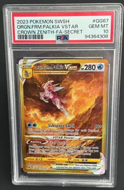 Pokemon Origin Forme Palkia VSTAR 3GG67/GG70 Crown Zenith PSA 10 GEM MINT - Image 1