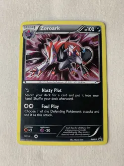 Zoroark Rare Holographic Black And White Set Promo Pokemon Card BW09 (2011) - Image 1