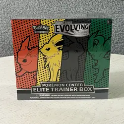 Pokemon Evolving Skies Elite Trainer Box ETB Pokemon Center New Factory Sealed - Image 1