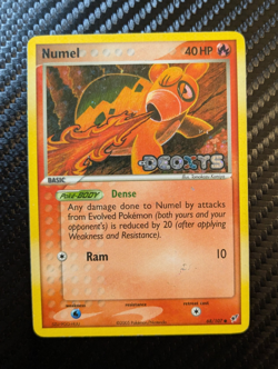 Numel 68/107 EX Deoxys Reverse Holo Moderately Played Pokemon TCG Stamped 2005 - Image 1