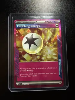 Pokemon Enriching Energy 191/191 Sv08: Surging Sparks ACE SPEC Rare Holo - Image 1