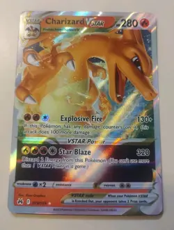 Charizard VSTAR Ultra Rare Fire holo Crown Zenith #019/159 NM-MINT Pokemon - Image 1