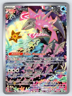 Veluza 192/182 Paradox Rift Pokemon Card TCG Illustration Rare Full Art Holo Nm - Image 1