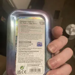 Pokemon TCG Prismatic Evolutions Mini Tin EMPTY leafeon cover tin - Image 2