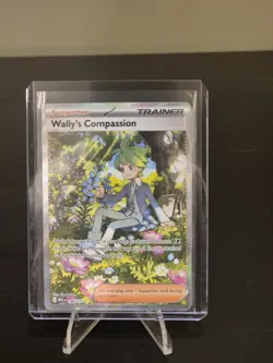 Wally's Compassion 186/132 Special Illustration SIR Pokemon Mega Evolutions NM/M - Image 1