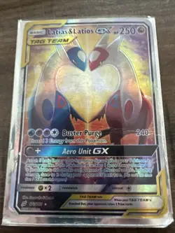 Latias & Latios GX - 170/181 - Pokemon Team Up Sun & Moon Alternate Art Card MP - Image 1