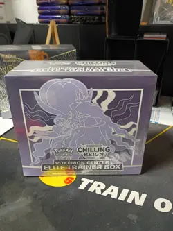 Pokemon Center Chilling Reign Shadow Rider Calyrex ETB Error Elite Trainer Box - Image 1