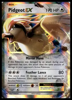 Pidgeot EX 64/108 XY - Evolutions Ultra Rare Pokemon Card | NM - Image 1