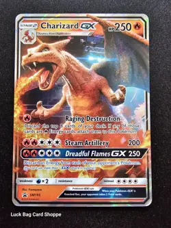 Charizard GX SM195 Promo Sun & Moon Promos Pokemon TCG NM - Image 1