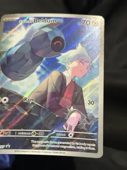 Steven’s Beldum SVP 207 Black Star Promo Illustration Rare NM Pokemon Card - Image 4
