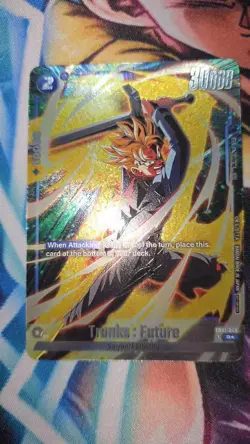 Trunks Holo Winner Card Dragon Ball Fusion World Tournament FB01-049 NM/M - Image 2